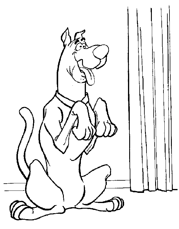 Scooby is waiting for a crispbread